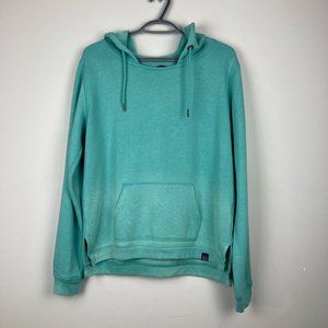 Superdry Mint Green Beach Open Neck Hoodie Medium